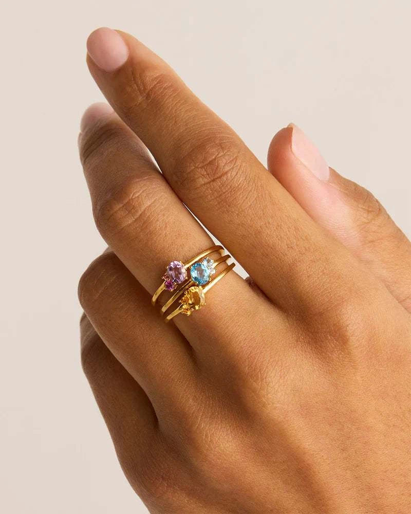 Charlotte Gold Kindred November Birthstone Ring