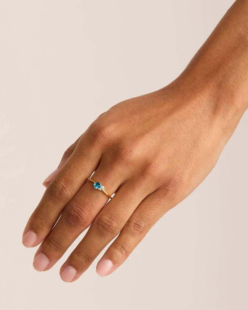 Charlotte Gold Kindred December Birthstone Ring