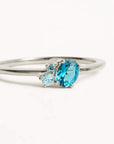 Charlotte Sterling Silver Kindred December Birthstone Ring