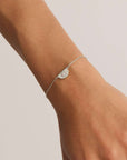 Charlotte Sterling Silver Lotus Bracelet