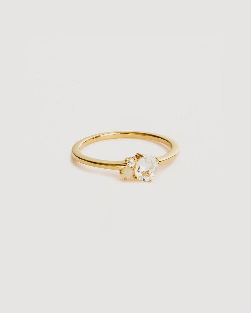 Charlotte Gold Kindred April Birthstone Ring